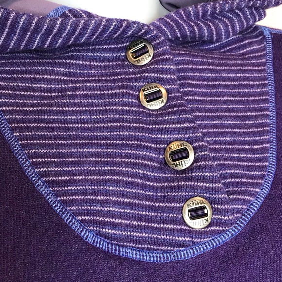 Kuhl Ana Chianti Fleece Wool Blend Hoodie Amethyst - Picture 5 of 9